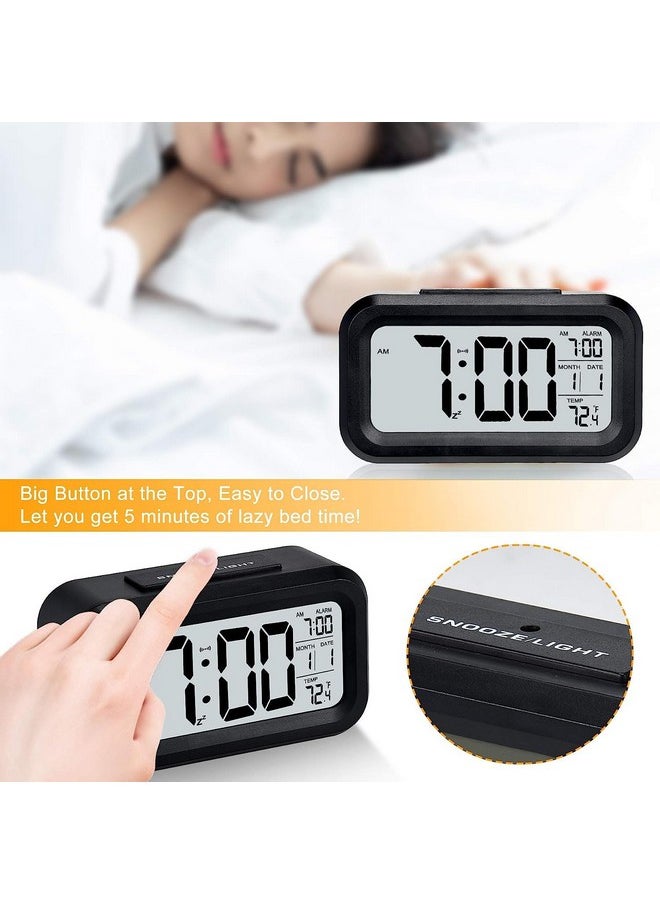 Kadio Digital Black Clock