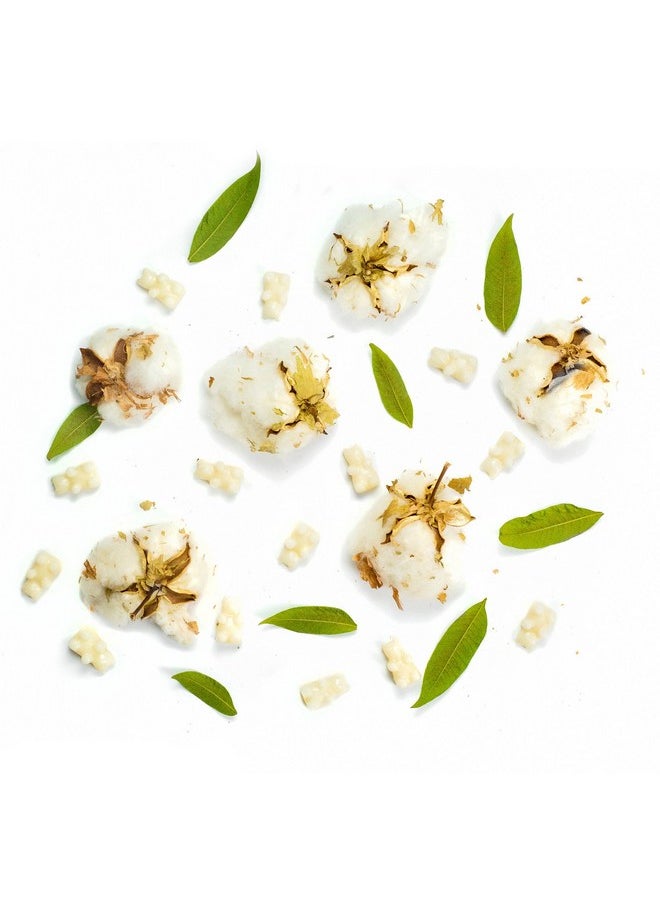 Happy Wax Fresh Cotton Scented Bear Wax Melts - Natural Strong Scented Fresh Wax Melts Infused w/Essential Oils - Non Toxic Wax Melt & Pet Safe Wax Melts - (8 oz Pouch)