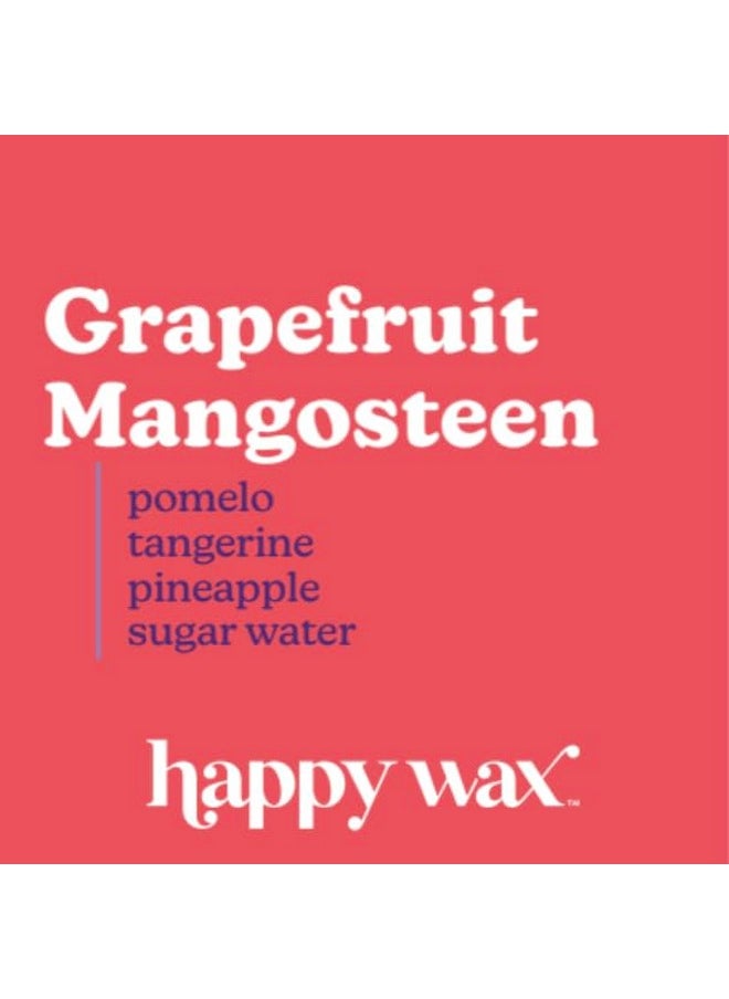Happy Wax Citrus Mix Collection Scented Natural Soy Wax Melts - 6 Total Oz. of Scented Wax Melts, Collection Includes 2oz Red Mandarin, 2oz Grapefruit Mangosteen, and 2oz Lemon Verbena