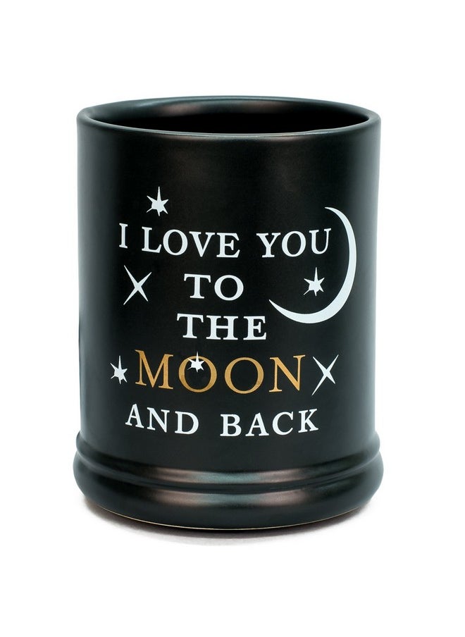 Elanze Designs Love You to The Moon Ceramic Stoneware Electric Large Jar Candle Warmer