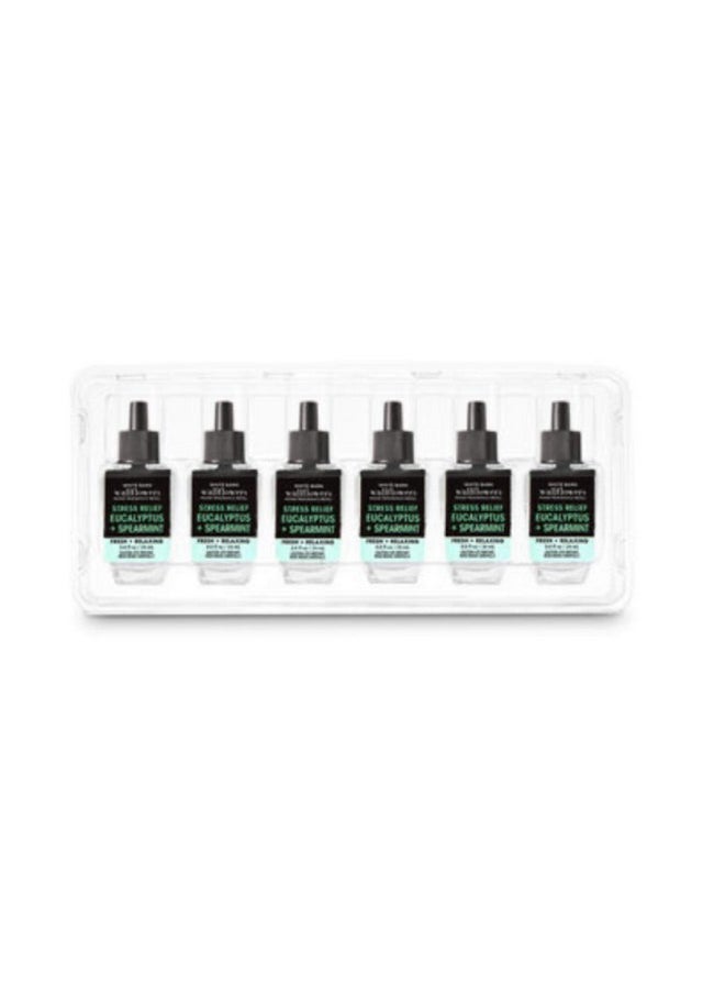 White Barn Bath & Body Works Eucalyptus Spearmint 6-Pack Wallflowers Refill