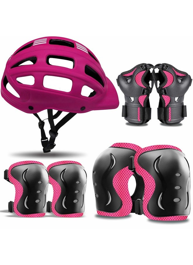 jaspo SX 4 Plastic Protective Set (Suitable for Age Group Upto 12 Years Old)- Pink