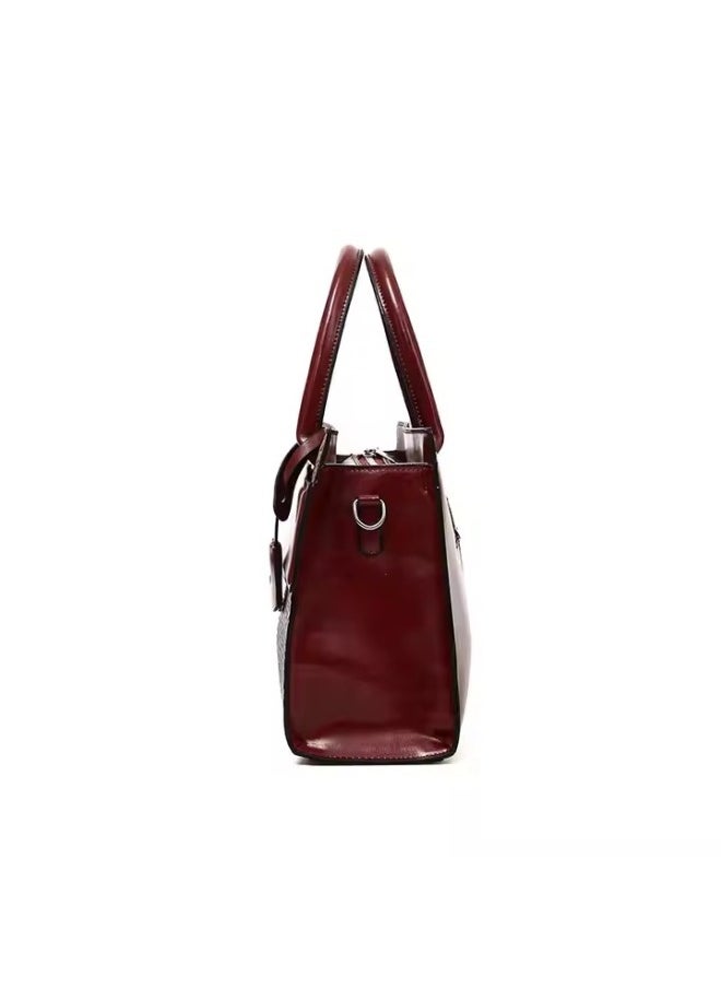 Women's 3-Piece Leather Handbag Set – Stylish Tote, Crossbody & Wallet – Spacious & Functional