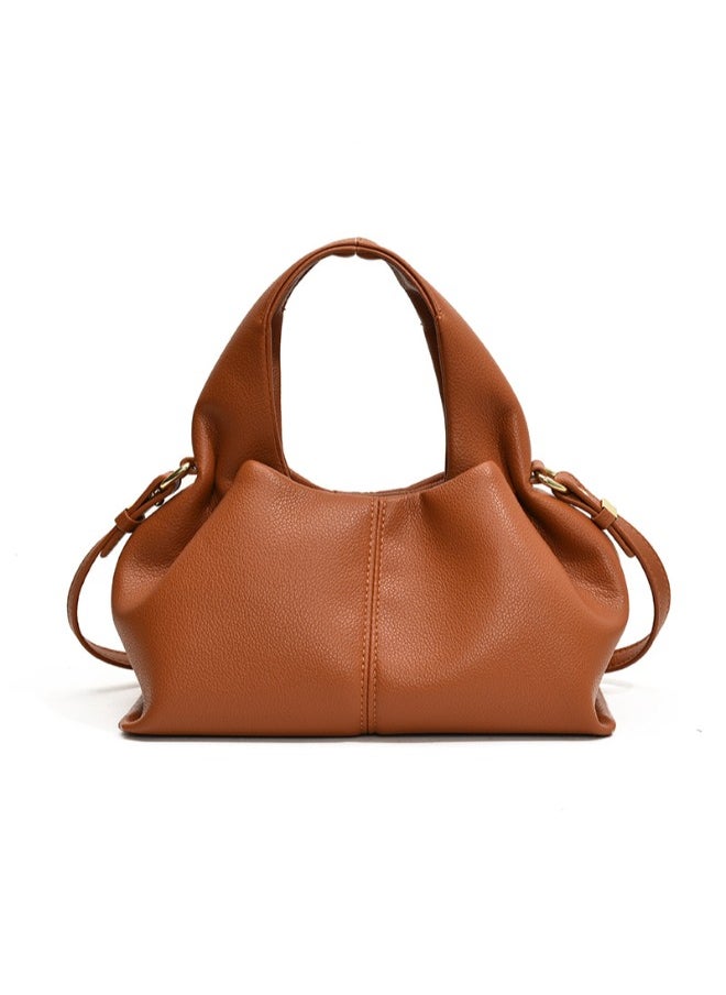 Cozy Cloud Fashion Handbag – French Textured Crossbody Bag for Women with Adjustable Strap