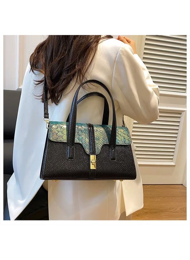 Luxury Alligator PU Leather Handbag for Women – Chic Shoulder & Crossbody Bag