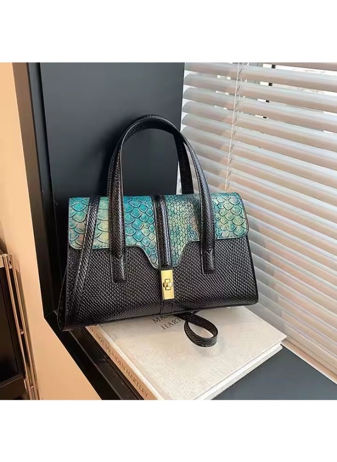 Luxury Alligator PU Leather Handbag for Women – Chic Shoulder & Crossbody Bag