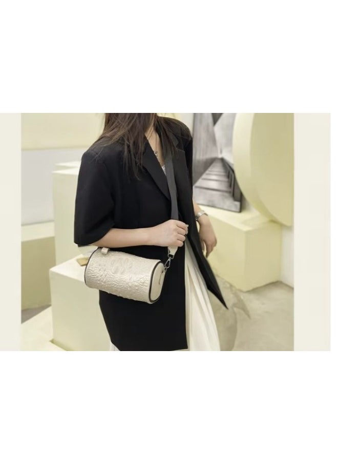 Crocodile Cowhide Leather Handbag – Stylish Dhol-Style Shoulder & Crossbody Bag
