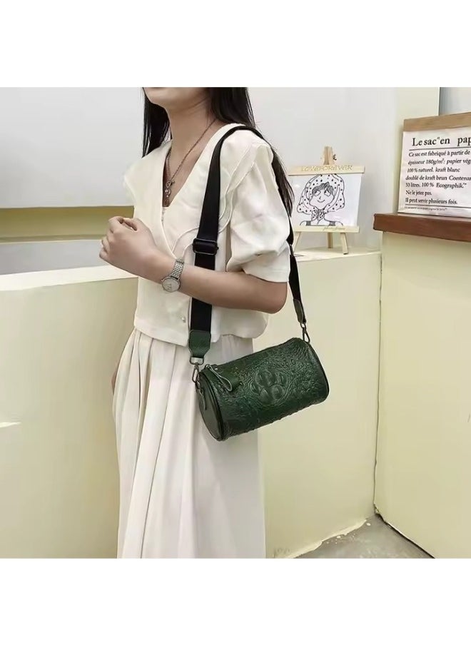 Leather Handbag – Stylish Dhol-Style Shoulder & Crossbody Bag