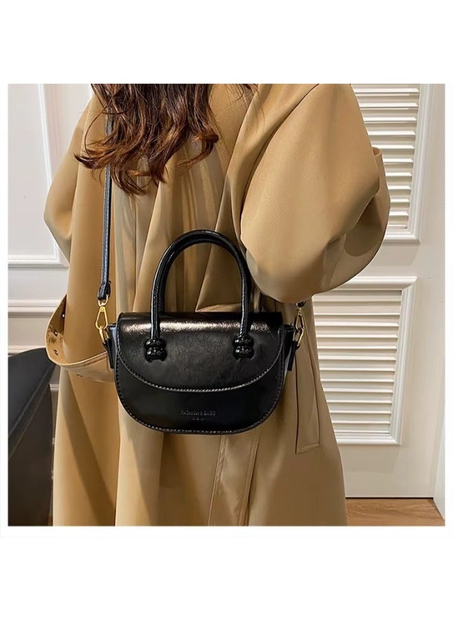Elegant Small Square PU Leather Handbag – Stylish & Versatile Shoulder Bag for Women