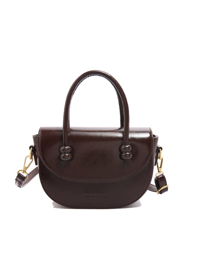 Elegant Small Square PU Leather Handbag – Stylish & Versatile Shoulder Bag for Women