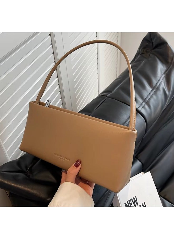 Elegant PU Leather Shoulder Bag – Sleek, Lightweight & Stylish Korean-Inspired Design