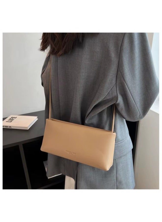 Elegant PU Leather Shoulder Bag – Sleek, Lightweight & Stylish Korean-Inspired Design