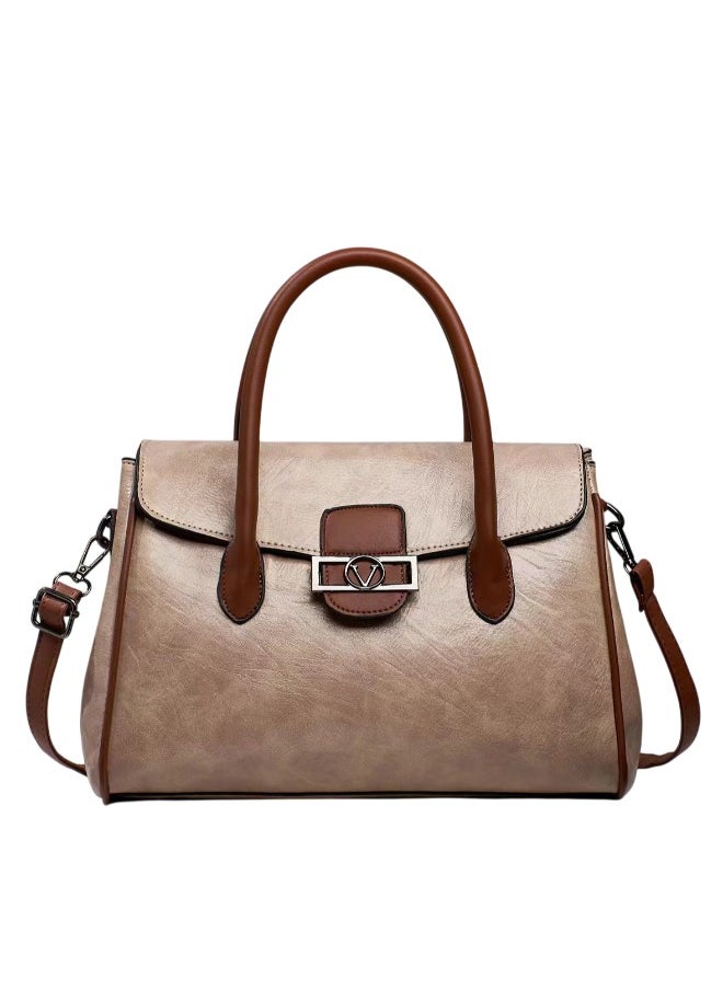 Elegant PU Leather Handbag for Women – Stylish & Spacious Crossbody Shoulder Bag