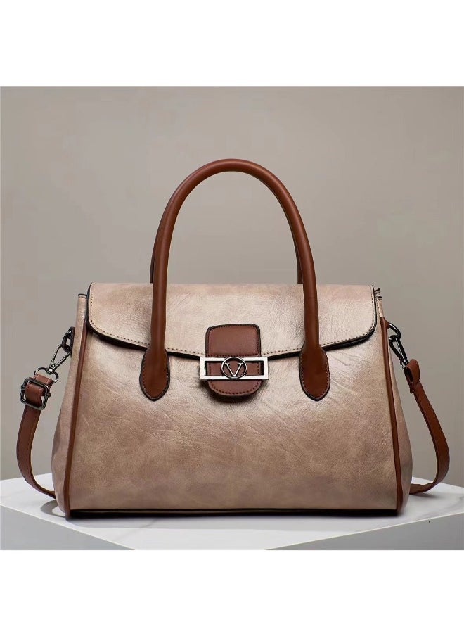 Elegant PU Leather Handbag for Women – Stylish & Spacious Crossbody Shoulder Bag
