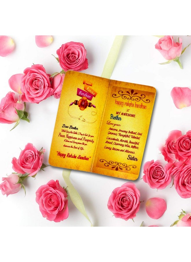 ME & YOU Raksha Bandhan Gift for Brother, Rakhi with Quoted Cushion and Printed Coffee Mug (Multicolor)
