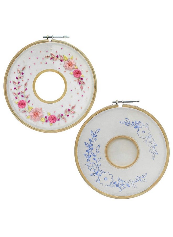 Embroiderymaterial DIY Embroidery Cross Stitch Art Kit-Craft Materials & Printed Tutorial Pages Included