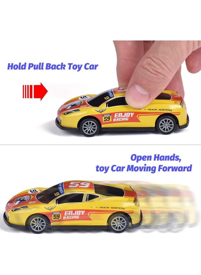 Amitasha 10 Unbreakable Racing Mini Diecast Car Models Set for Kids Pull Back Vehicles Metal Alloy Car Play Set for Kids, Unique Toys, Best Birthday Gift, Diwali Gift, Khilona for Boys(Racing Cars)