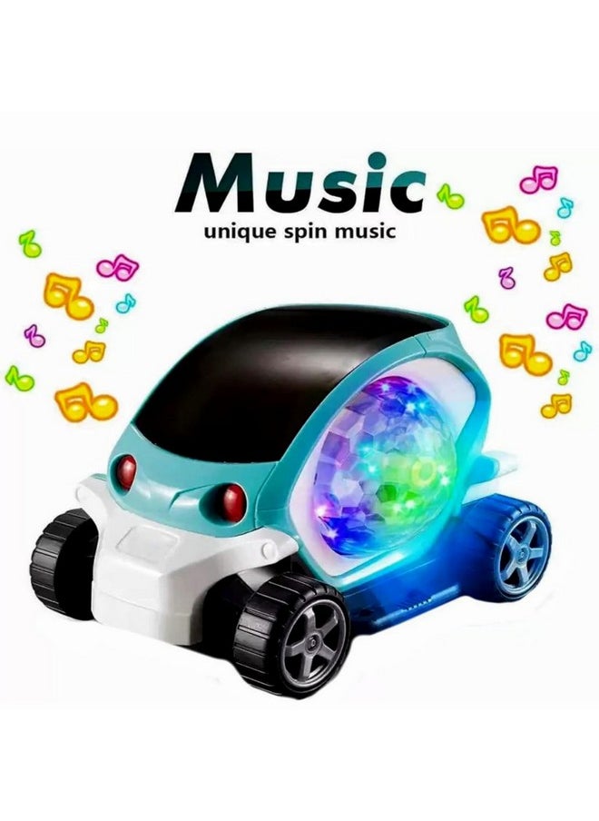 09 Future Car Toy -LED Light Car, High, Indoor & Outdoor Play, Gift for Boys & Girls 360 Rotating.