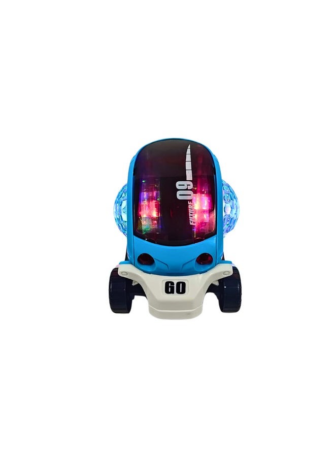 09 Future Car Toy -LED Light Car, High, Indoor & Outdoor Play, Gift for Boys & Girls 360 Rotating.