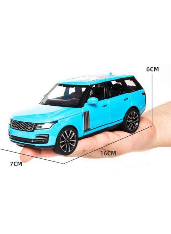 Sky Tech® Range Rover SUV Car 1:32 Scale Model Car Exclusive Alloy Metal Pull Back Die-cast Car Metal Pullback Toy car with Openable Doors & Light Music Best Gifts Toys Kids【Colors as Per Stock】