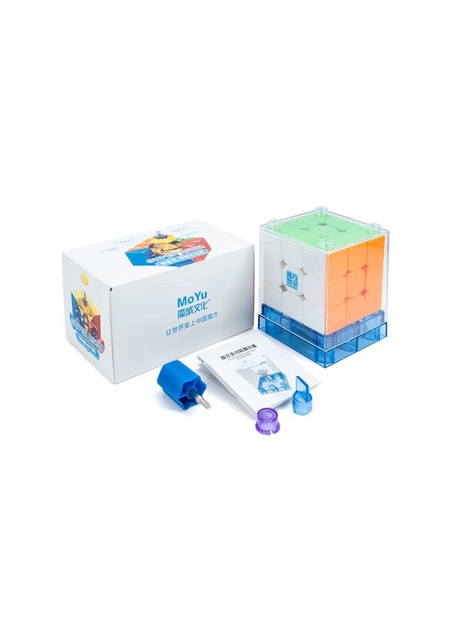 Cubelelo MoYu Super RS3M Ball-Core 3x3 Cube | Maglev with Core Magnets | Highspeed Smooth Lightweight Speed Cube for Children Kids Adults Boys Girls