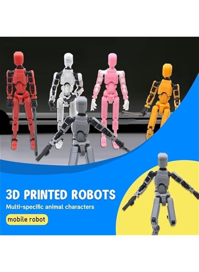 Third Generation Lucky 13 3D Printed PVC Model Multi-Joint Movable Robot Desktop Decoration Converting Action Figure