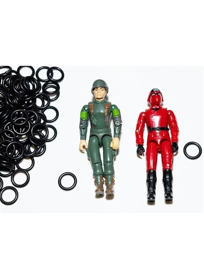 O-Ring GI Joe 3-3/4 Compatible with Action Waist Bands Professor Foam -Pack of 50 pcs