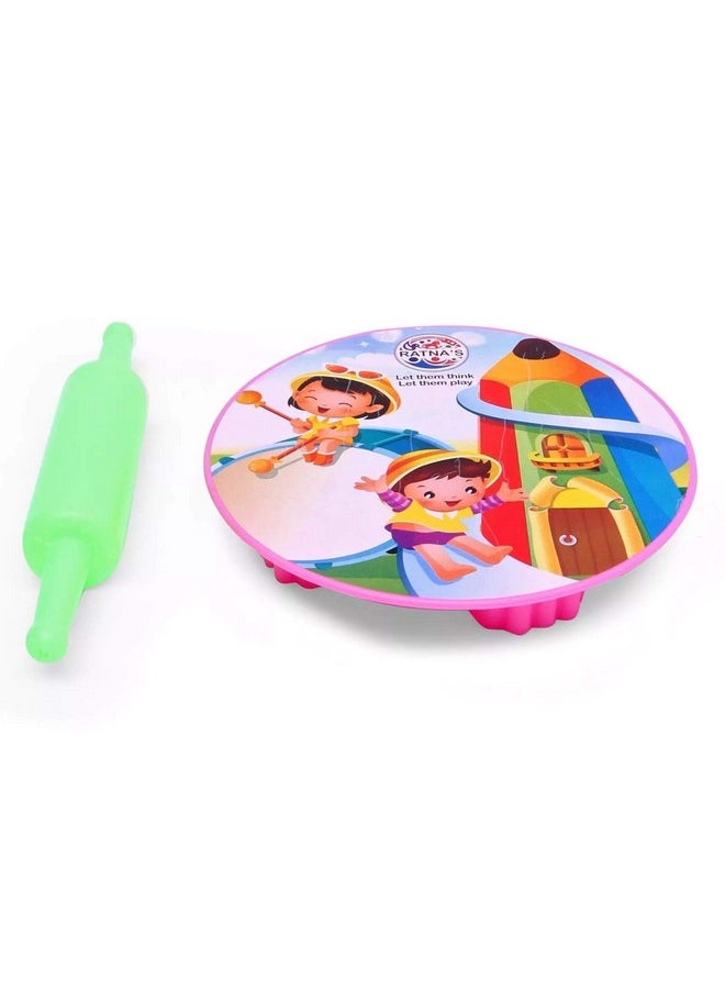 RATNA'S Plastic CHAKLA BELAN Set for Kids for Pretend Play Kitchen Toys for Kids
