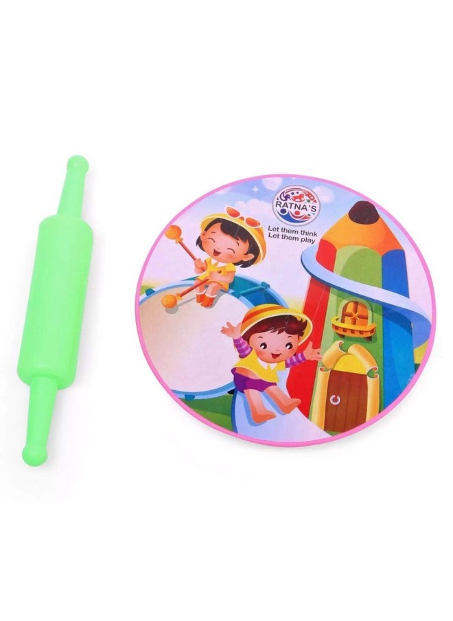 RATNA'S Plastic CHAKLA BELAN Set for Kids for Pretend Play Kitchen Toys for Kids