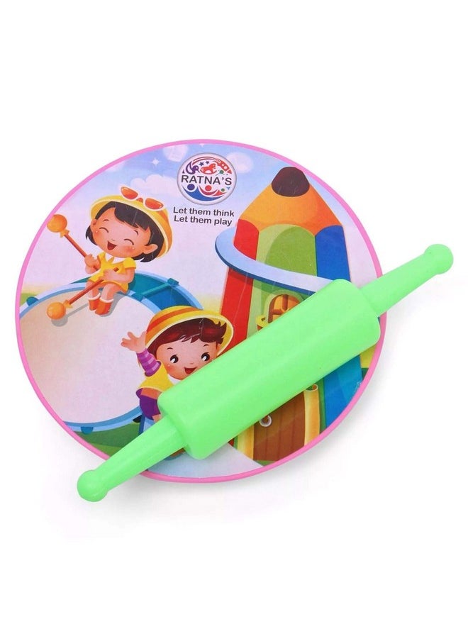 RATNA'S Plastic CHAKLA BELAN Set for Kids for Pretend Play Kitchen Toys for Kids