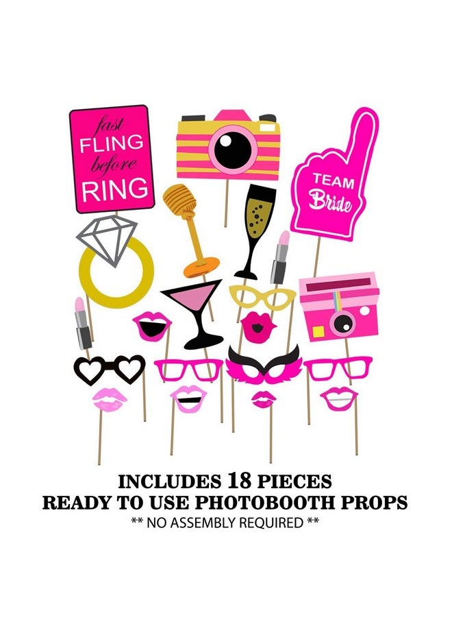Party Propz Bachelorette Party Decorations - 24 Pcs Bride To Be Sash and Crown | Bride To Be Props | Bride To Be Banner | Bride To Be Decoration Set Combo With Crown | Bridal Shower Decorations Kit
