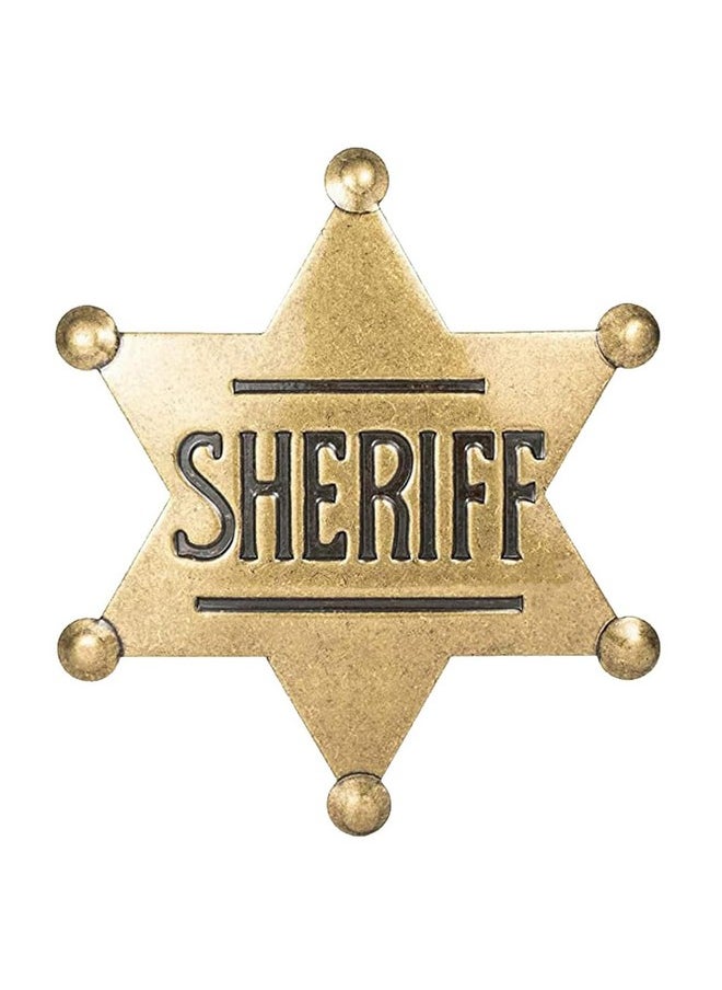 Finduat Mental Western Sheriff Badge for Kids Adults Party Favors Supplies, School Carnival Prizes, Party Bag Gift Fillers