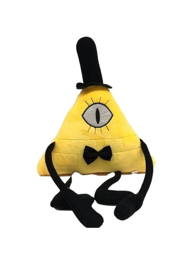 New 16.5'' Falls Bill Cipher Plush,Soft Stuffed Doll Plushies for Boys and Girls (Yellow)