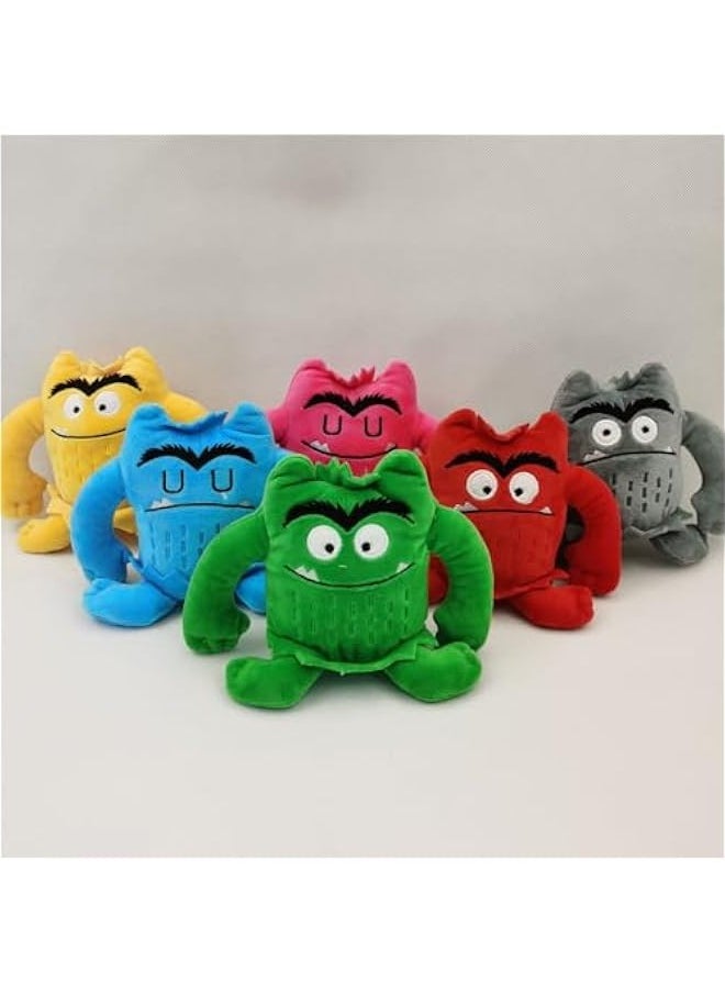 Color Monster Plush Toys, Little Monster Cartoon Doll, Color Monster Plush Doll Set