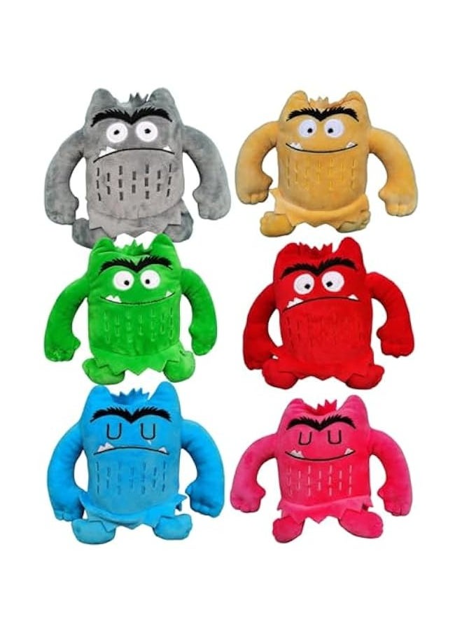 Color Monster Plush Toys, Little Monster Cartoon Doll, Color Monster Plush Doll Set