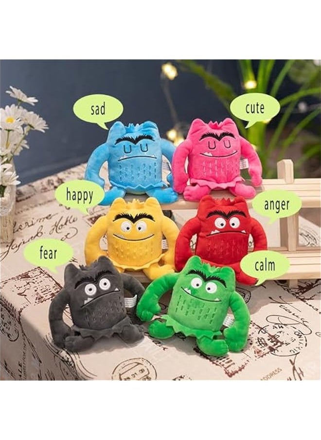 Color Monster Plush Toys, Little Monster Cartoon Doll, Color Monster Plush Doll Set