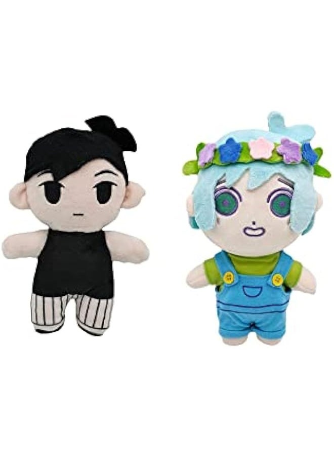 2PCS 8.26 in Omori Stuffed Pillow Cartoon Cosplay Merch Prop Game Figure Plush Toy