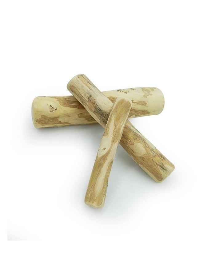 Goofy Tails Coffee Wood Dog Toys Combo| Splinter Free, Caffeine Free, Dog Chew Toys| Natural, Safe Puppy Toy| Dental Care Dog Toy & Training Chew Toys for Dogs| Durable Toys for Dog| Large, 2 Piece