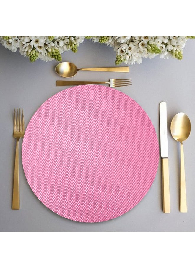ElastPro Food Grade Washable Anti Slip Mat/Sheet for Fridge, Shelf Liner, Table, Kitchen Drawer mat (Diamond Pink, 5 Meter)