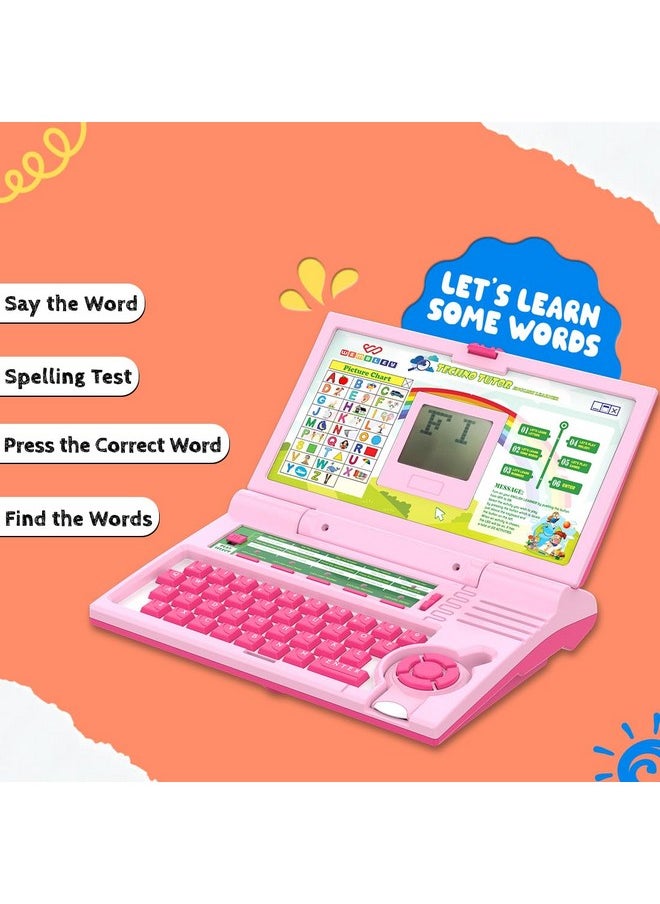 Wembley Educational Laptop for Kids Toys for 2-5 Years Learning Activity Computer Toys for 3 Years Old Boy Learn Alphabet, Letter, Words, Games, Mathematics, Music, Logic Memory Tool