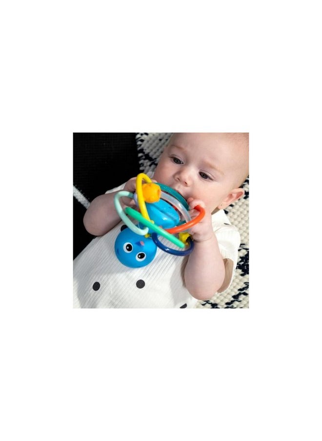 Baby Einstein Ocean Explorers Opus’s Shake & Soothe Teether Toy & Rattle, Ages 0 Months and Up
