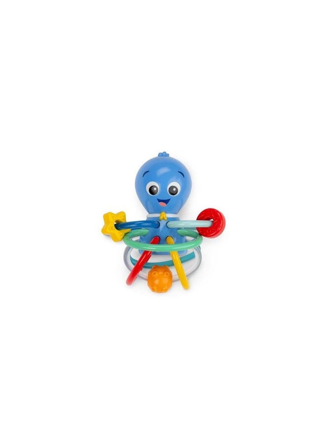 Baby Einstein Ocean Explorers Opus’s Shake & Soothe Teether Toy & Rattle, Ages 0 Months and Up