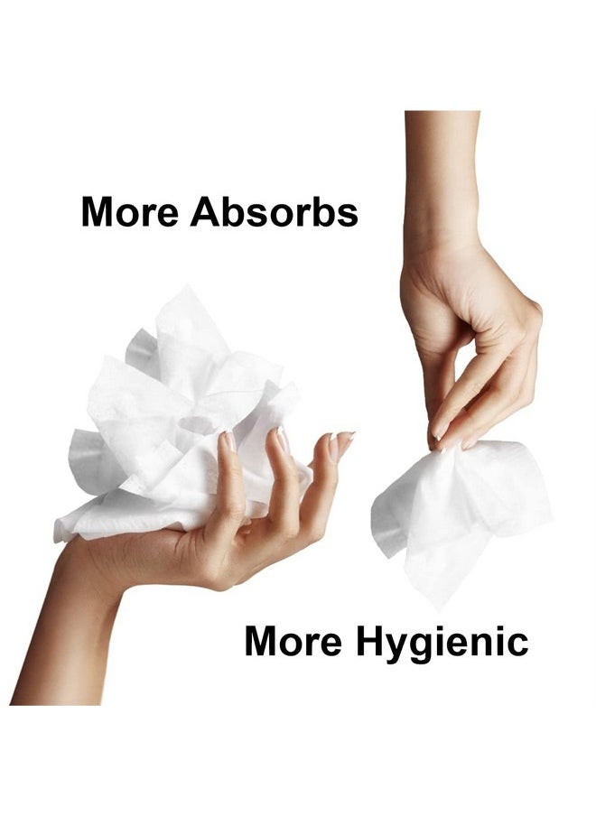 PM WONDER 8X8 FACE TOWEL Non- Voven 100 Serviettes (Pack of 3)