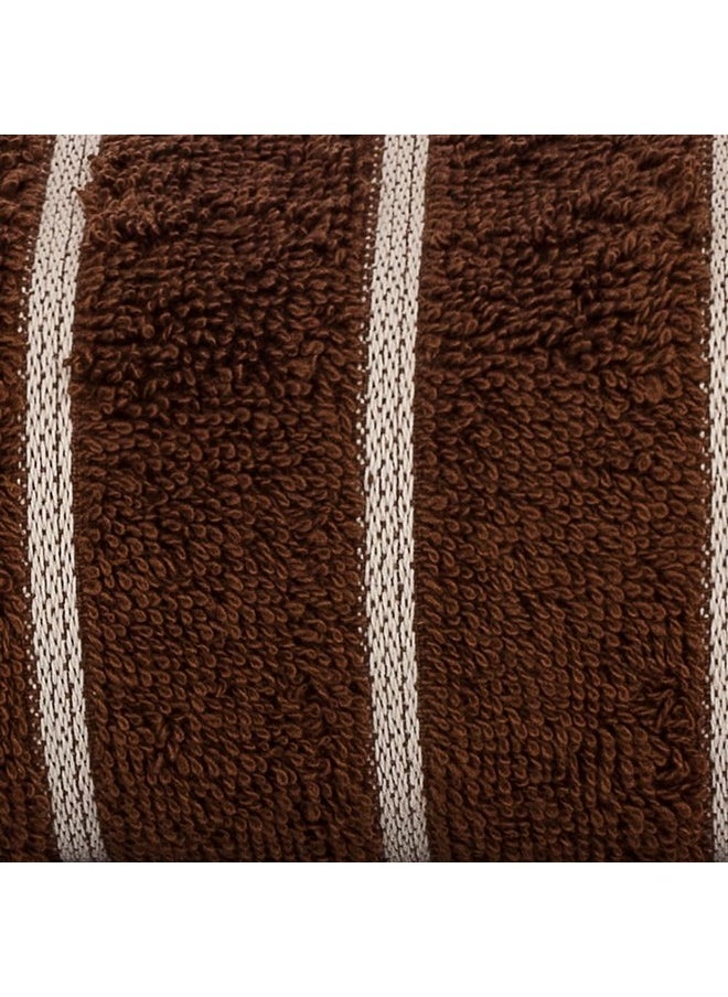 Casa Copenhagen - Egyptian Cotton Estatic 4 Pcs Face Towel (30 X 30cm) Colour : Brown