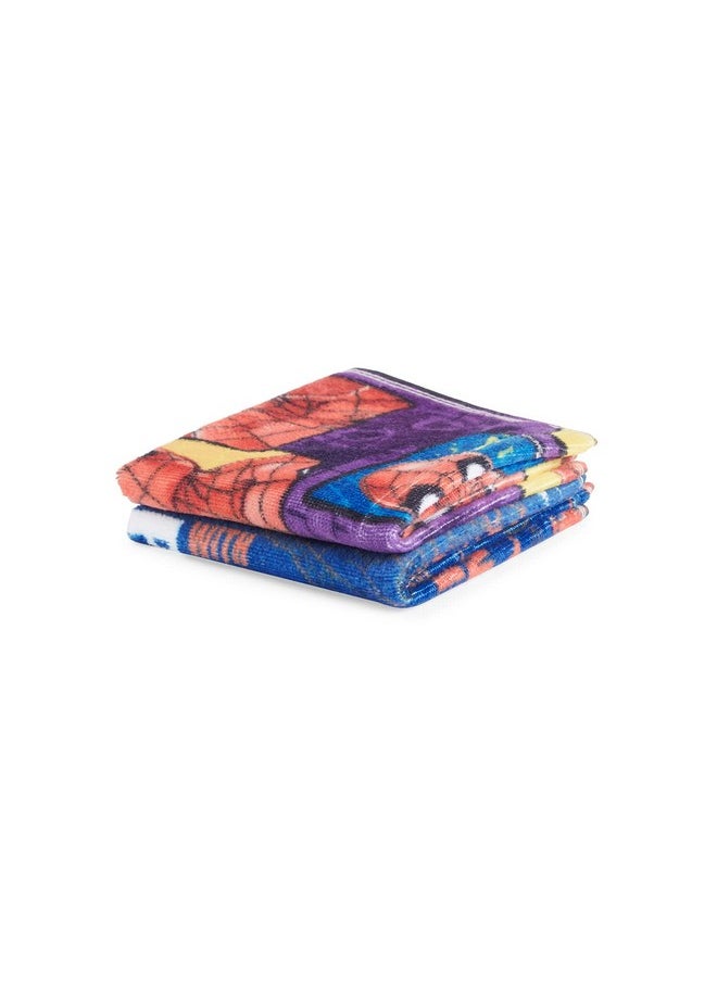 Spaces 100% Cotton Face Towel Life Like Prints High Absorbency Colour Smart 380 GSM Multi