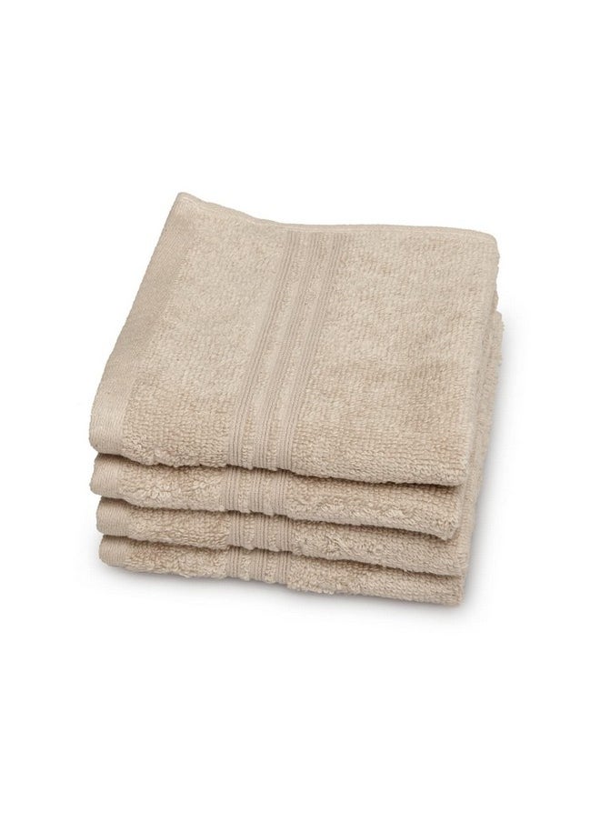 Spaces 100% Cotton Face Towel Light Weight Smart Color High Absorbency 450 GSM Light Brown