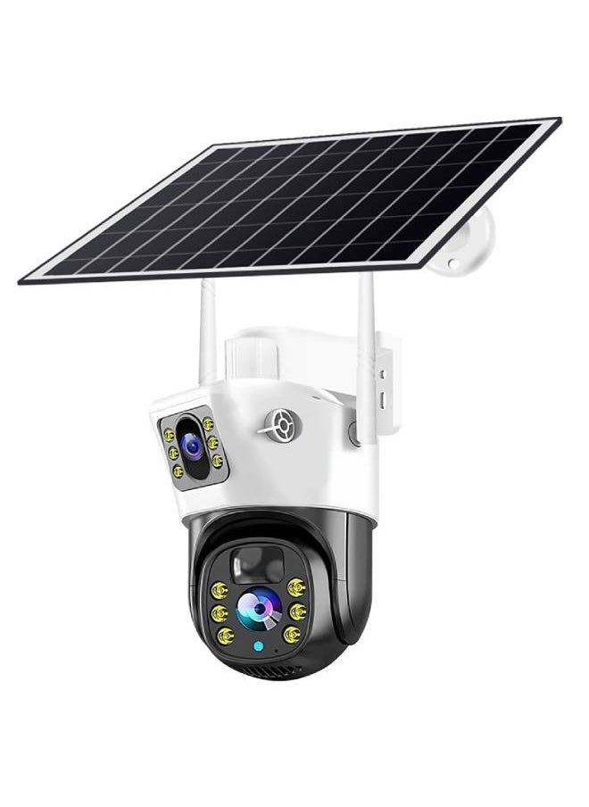 Solar monitoring camera, indoor and outdoor night vision safety camera with wifi