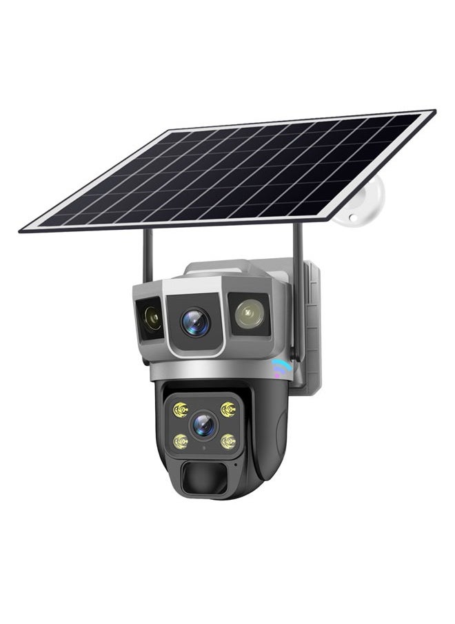 Solar monitoring camera indoor and outdoor night vision safety camera with wifi