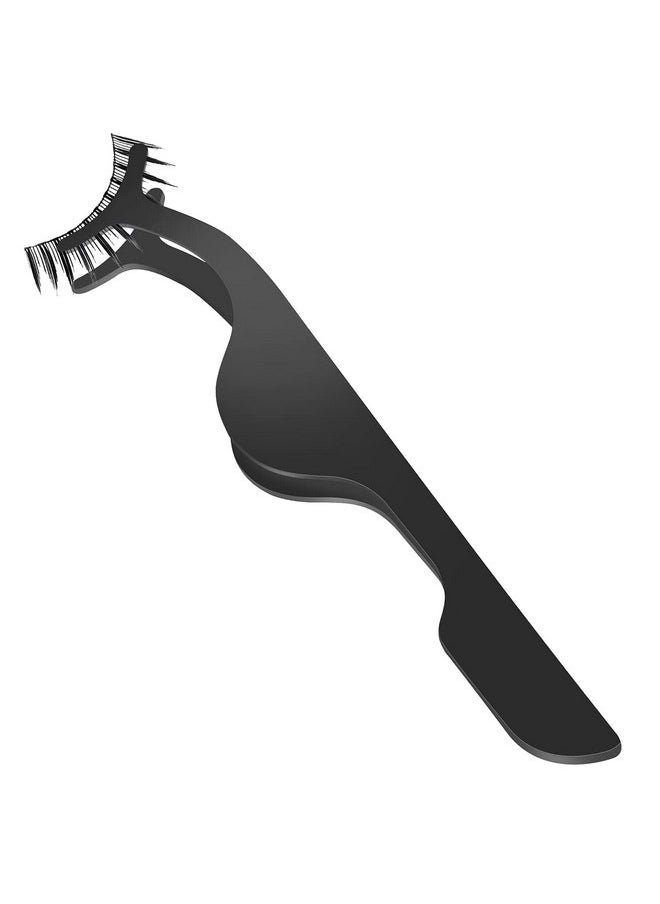 ITT Stainless Steel Eyelash Curlers Extension Applicator Remover Clip Eyebrow Eye Lashes Tweezers Makeup Beauty Tool (Black)