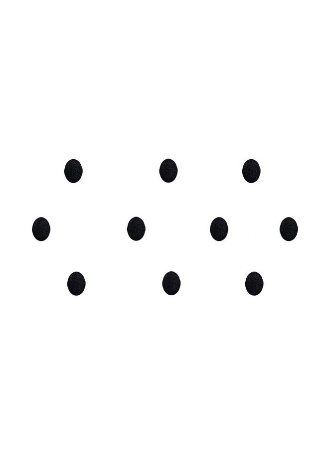 Comet Busters Handcrafted Oval Black Bindis for Women (BIN317PACK) (Pack of 5)